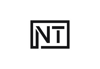 NT letter logo design