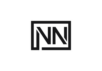 NN letter logo design