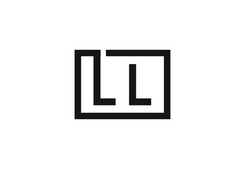 LL letter logo design