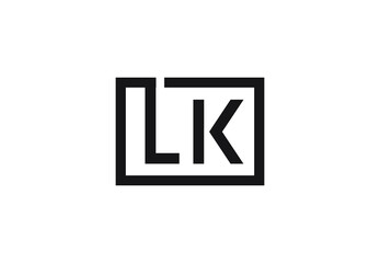 LK letter logo design
