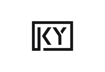 KY letter logo design