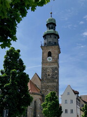 Fototapeta na wymiar Johanniskirche in Lauf an der Pegnitz