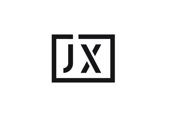 JX letter logo design