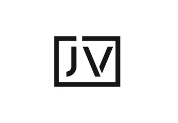JV letter logo design