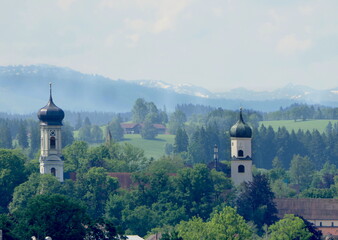Fototapeta premium Kirchen in Bayern