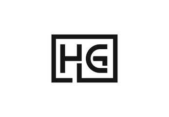 HG letter logo design