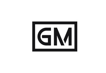 GM letter logo design