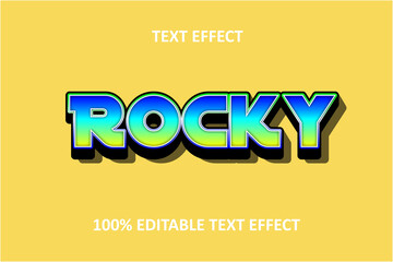 Editable Text Effect GREEN pink blue