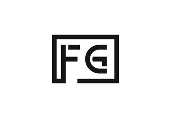 FG letter logo design