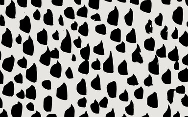 Seamless pattern with hand drawn brush strokes. Vector ornament for wrapping paper, wallpapers, web design etc.