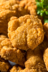 Homemade Fried Chicken Nuggets and Fries