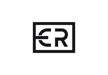 ER letter logo design