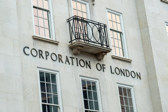 London- Corporation Of London Building In The City Of London 