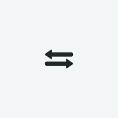 Arrow vector icon for web and design