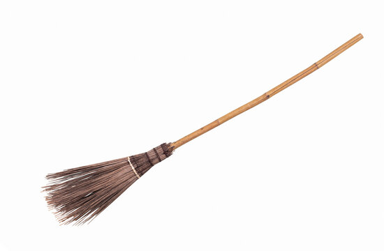 old sweeping broom