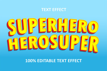 Obraz premium Editable Text Effect YELLOW BLUE