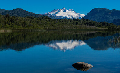 Reflection of mountain