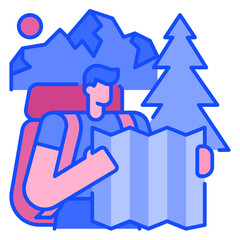backpacker icon