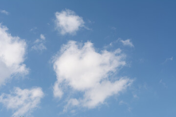 blue sky and clouds