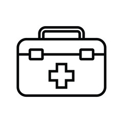 medicine box for accident cases, first aid box of doctor and nurse for the people getting injury