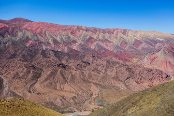Fourteen colors hill, or cierro 14 colores, located at Humahuaca, north of Argentina