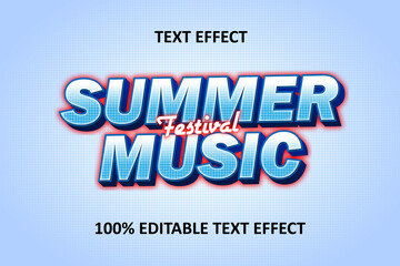 Editable Text Effect BLUE RED