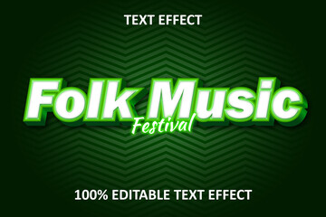Fototapeta premium Editable Text Effect GREEN EMBOSS