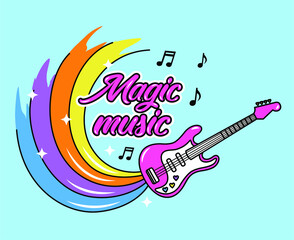 GUITARRA  ELECTRICA MAGICA