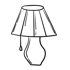 Table lamp bw