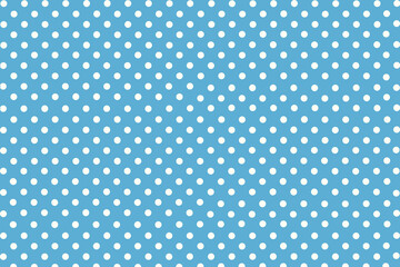 polka dots background, dots background, background with dots, polka dots seamless pattern, polka dots pattern, seamless pattern with dots, blue background with dots © annakolesnicova