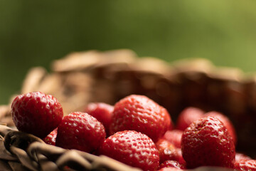 strawberries and raspberries