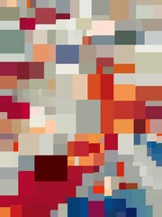 Abstract Colorful Geometrical Artwork Poster,Abstract Graphical Painting Art Background Texture,Modern Conceptual Art