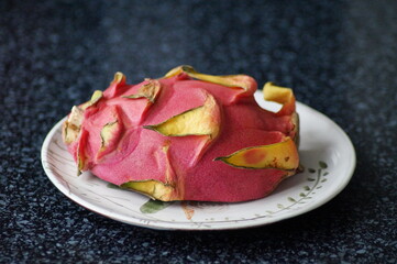 healthy tropical fruit pitaya or dragon fruit