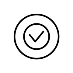 Checklist icon with rounded style