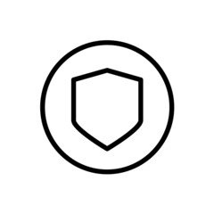 Shield icon with rounded style