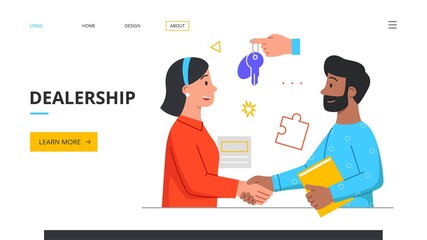 The man and woman have reached an agreement