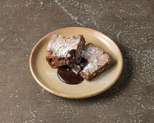 Cake Chocolate Melt Restaurant Cuisine Dark Moody Food Photography 