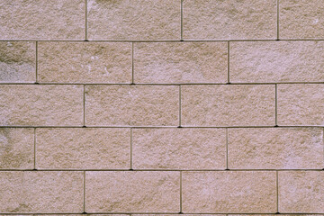 Obraz premium Texture of a wall made of concrete stones close-up