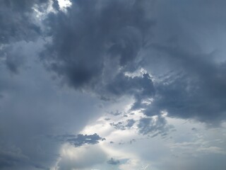 clouds in the sky