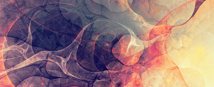Abstract color background. Light paint texture. Modern futuristic pattern. Fractal artwork for creative graphic design