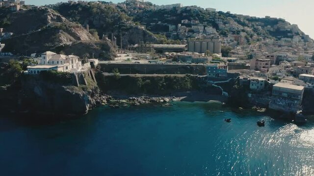 La Vigie beach Algeria Craziest City (aerial view)
