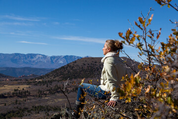 Enjoying the View Near Zion