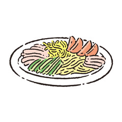 季節_夏_食べ物_料理_冷やし中華