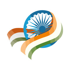 india flag wheel
