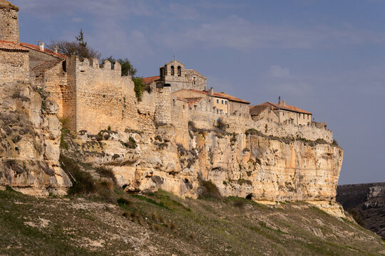 View of the medieval village of Rello, Soria, Castilla y Le&oacute;n, Spain.