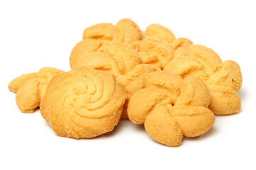Cookies on a white background