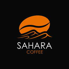 Sahara Coffee 1 Logo. Middle East Arabica Coffee.