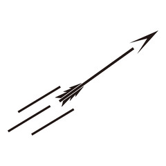 Archery icon vector illustration sign