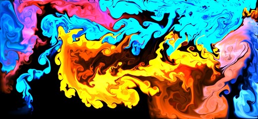 blue and red fluid blend abstract concepts Background Illustration