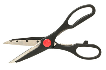 scissors on white background.